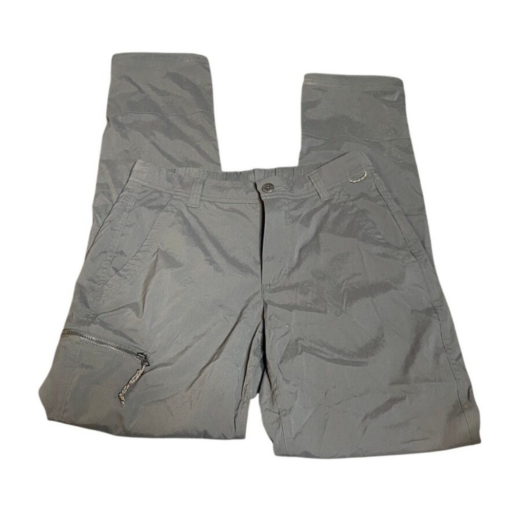 REI Co-op Trailmade 2 Black Hiking Pants Womens Size 2 Cargo Straight Leg - Picture 3 of 6